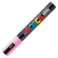 ポスカ 中字 ライトピンク 水性マーカー 1本 PC5M.51 三菱鉛筆 （uni）