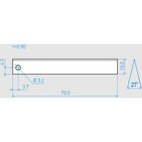 貝印カミソリ J70-2S 27°(100枚セット)750BH2035　1セット(100枚)（直送品）