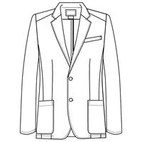 フォーク カ】1011TWー1 ホワイト L 1011TW-1-L 1枚　白衣　ドクターコート