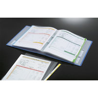 コクヨ ファイリングホルダー<カラーバー> A4縦 2穴 フ-GHL750LG 1枚