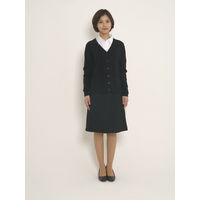 ボンマックス BONOFFICE カーディガン ブラック L KK7124-16-L（直送品）