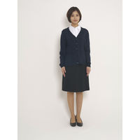 ボンマックス BONOFFICE カーディガン ネイビー LL KK7124-8-LL（直送品）