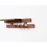 オスマック 壁に付けられるすのこ パッケージセット1ダークブラウン KBSP-1DB 1セット（直送品）