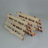 オスマック 薄型軽量桐すのこベッド4つ折れ式シングル LYF-210 1台（直送品）