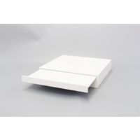 オスマック オスマック 天然木家電下スライドテーブル引き出し付き幅45ホワイト YSHK-45402W　1台（直送品）