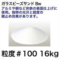 レックス ガラスビーズサンドBw粒度#100(16kg) G10095-16N 1箱(4kg4袋入)（直送品）