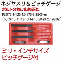 レックス ネジヤスリ&ピッチゲージ RT30-10032K 1個（直送品）