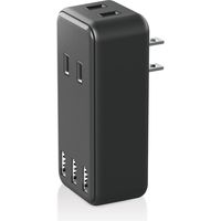 電源タップ コンセント 2個口 USB Aポート×3 ほこりシャッター 黒 ECT-03BK エレコム 1個（直送品）