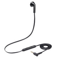 ヘッドセット 片耳 マイク付きイヤホン 4極ミニプラグ接続 左耳用 セミオープン HS-EP20TBK エレコム 1個