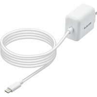 エレコム USB コンセント PD 充電器 20W スマホ タブレット USB-C ケーブル一体型 ホワイト MPA-ACCP16WH 1個