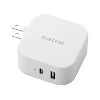 USB充電器 コンセント PD 20W USB-C×1 USB-A×1 白 MPA-ACCP20WH エレコム 1個（直送品）