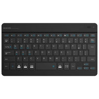 Bluetoothキーボード ワイヤレス 薄型 充電式 マルチペアリング対応3台同時) ブラック TK-SLP01BK/EC エレコム 1個（直送品）