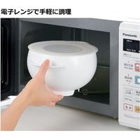 リッチェル らくチン　お料理ボウル　タレーヌ　7点セット　M　ホワイト 4973655169902 1セット（7個）（直送品）