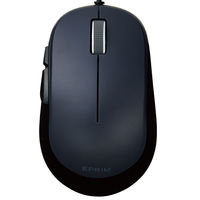 マウス 有線マウス 5ボタン ブルーLED ブラック M-Y9UBBK エレコム 1個