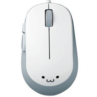 マウス 有線マウス 5ボタン ブルーLED ホワイト M-Y9UBWH エレコム 1個（直送品）