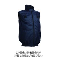 リンクサス COOLING BLAST フルハーネス対応ベスト型服地 ネイビー 4L LX-6700WHVN-4L 1着（直送品）
