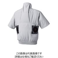 アタックベース The tough 空調風神服 半袖ジャケット ボタニカルブルー M 055-08-M 1着（直送品）