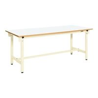 サカエ 軽量作業台(CKタイプ/均等耐荷重300kg/サカエリューム天板/H740mm/固定式) CKー157FNIV 1個（直送品）