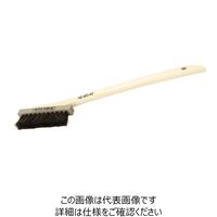 藤原産業 緑長 キワトリ刷毛 ゴマ本馬毛 2行 柄付き 2ギョウ エツキ 1セット(2本)（直送品）