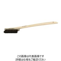 藤原産業 緑長 キワトリ刷毛 ゴマ本馬毛 3行 柄付き 3ギョウ エツキ 1セット(2本)（直送品）