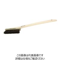 藤原産業 緑長 キワトリ刷毛 ゴマ本馬毛 2行 35mm 柄付き 2ギョウ 35mmエツキ 1セット(2本)（直送品）