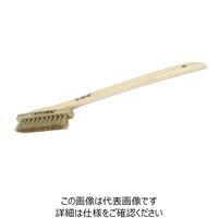 藤原産業 金長 キワトリ刷毛 白本馬毛 2行 柄付き 2ギョウ エツキ 1本（直送品）