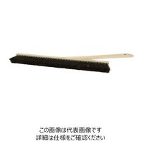 藤原産業 緑長 左官ブラシ ゴマ本馬毛 2丁 3行 柄付き 2チョウ 3ギョウエツキ 1本（直送品）
