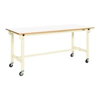 サカエ 軽量作業台(CKタイプ/均等耐荷重150kg/サカエリューム天板/H810mm/移動式) CKー187FRNIV 1個（直送品）