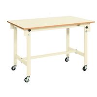 サカエ 軽量作業台(CKタイプ/均等耐荷重150kg/ポリエステル天板/H810mm/移動式) CKー127PRNI 1個（直送品）