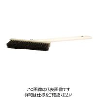 藤原産業 緑長 左官ブラシ ゴマ本馬毛 1/2丁 3行 柄付き 1/2チョウ3ギョウエツキ 1本（直送品）