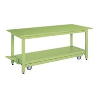 サカエ 軽量作業台(KKタイプ/均等耐荷重350kg/スチール天板/H740mm/固定式/移動式) KKー096S 1個（直送品）