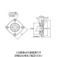 THK サポートユニット FF12 1セット(3個)（直送品）