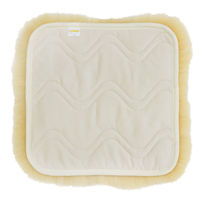 ムートンクッション クラフト 40×40cm ベージュ（直送品）