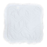 ムートンクッション クラフト 40×40cm アイボリー（直送品）