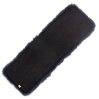 ムートンクッション クラフト 40×120cm ネイビー（直送品）