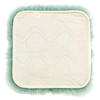 ムートンクッション クラフト 40×40cm ミント（直送品）