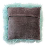 チベットラムクッション ロビンズエッグ 日本製 ピロークッション（直送品）