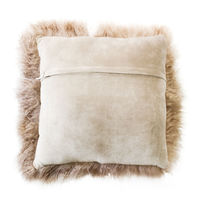 チベットラムクッション シェル 日本製 ピロークッション（直送品）