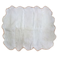 【納期：2～3週間】ムートンフリース ジャパンレーベル 10匹物 マロン 日本製 ムートンラグ リアル ファー マット 裏無し（直送品）