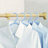 HEIAN SHINDO ニュー突ぱり強力ポール 木調 大 平安伸銅工業(株) 10本（直送品）