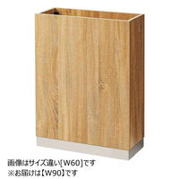 ストア・エキスプレス 木製プランターボックス ラスティック柄 幅90cm 1台 6269-1260 61-831-83-2（直送品）