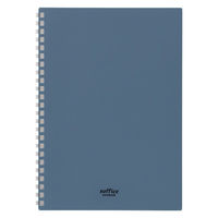 リヒトラブ ソフィーチェノート A5 スレートブルー リーフ30枚 N3203-11 1セット(1冊×2)