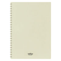 リヒトラブ ソフィーチェノート A5 オフホワイト リーフ30枚 N3203-1 1セット(1冊×5)