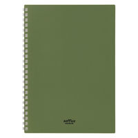 リヒトラブ ソフィーチェノート A5 オリーブ リーフ30枚 N3203-22 1セット(1冊×2)