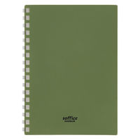 リヒトラブ ソフィーチェノート A6 オリーブ リーフ30枚 N3201-22 1セット(1冊×10)