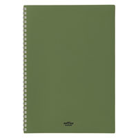 リヒトラブ ソフィーチェノート セミB5 オリーブ リーフ30枚 N3204-22 1セット(1冊×10)