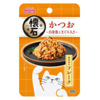 懐石レトルト かつお 白身魚とまぐろ入り 魚介旨みフレーク 40g 6袋 ペットライン キャットフード ウェット パウチ