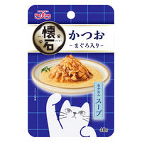 懐石レトルト かつお まぐろ入り 魚介旨みスープ 40g 6袋 ペットライン キャットフード ウェット パウチ