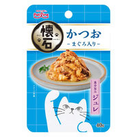 懐石レトルト かつお まぐろ入り 魚介旨みジュレ 40g 6袋 ペットライン キャットフード ウェット パウチ