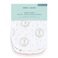 aden + anais　エイデンアンドアネイ スナップビブ ブラッシングバニーズ 1セット（3枚入）ダッドウェイ